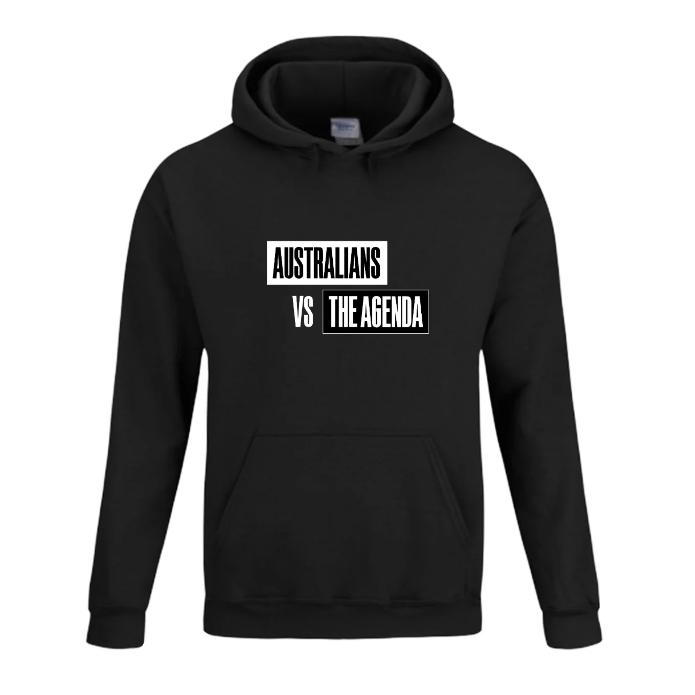 AVTA Hoodie Front (Black)